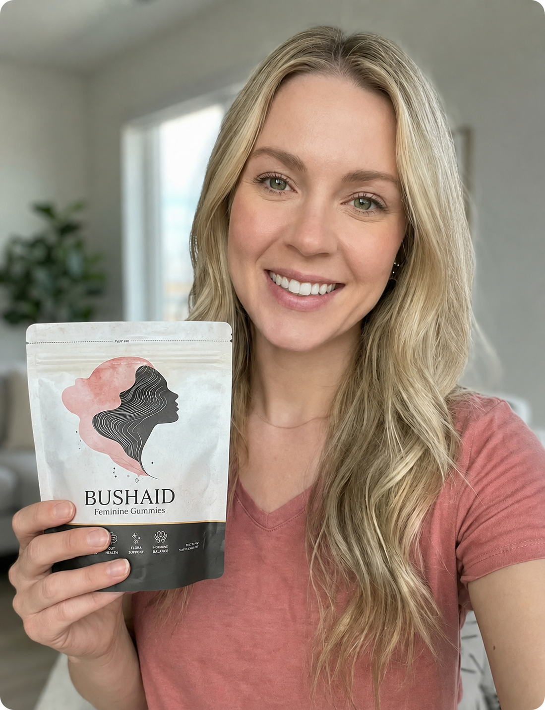 BUSHAID pouch, 60 gummies and 30 servings