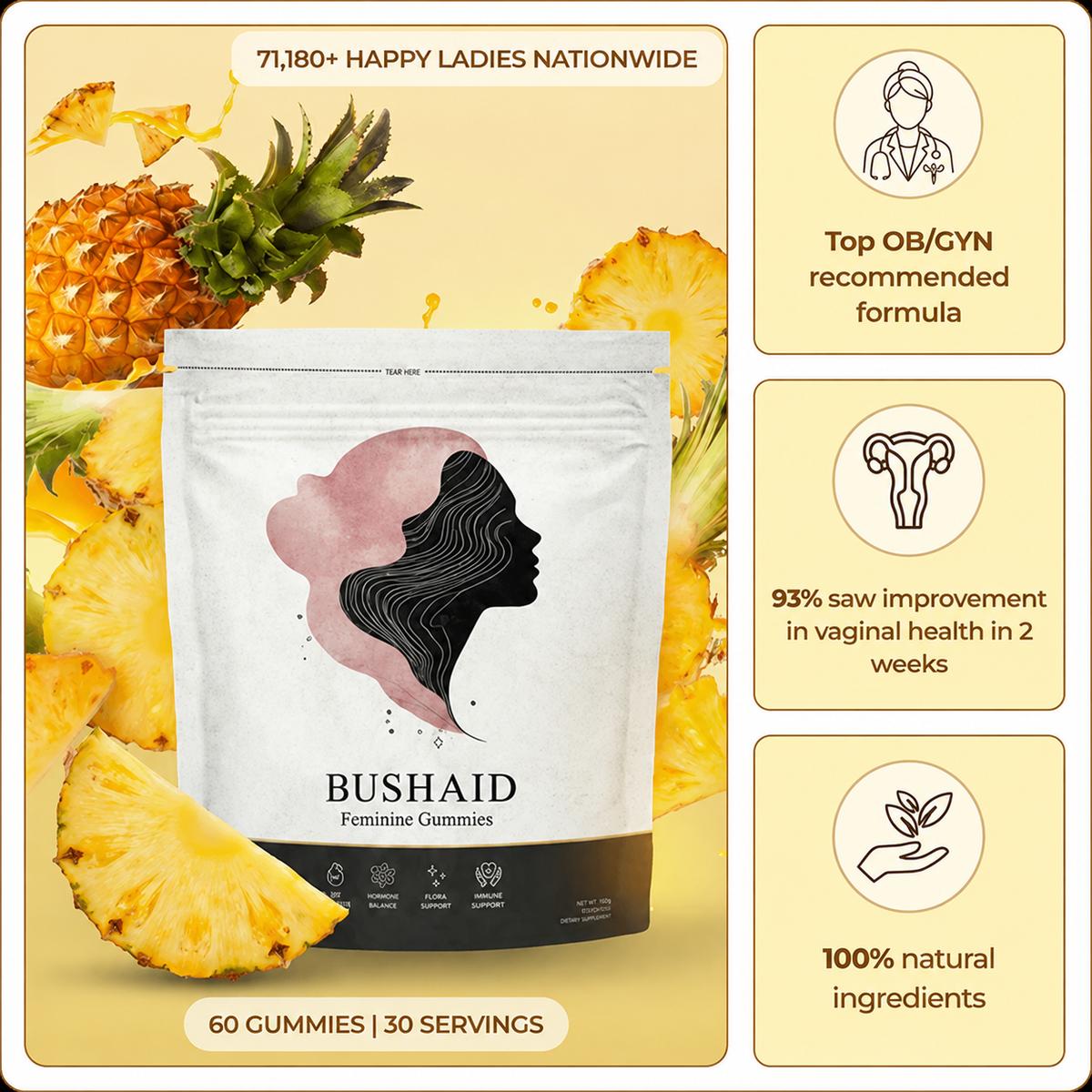BUSHAID Feminine Gummies — 60 Gummies